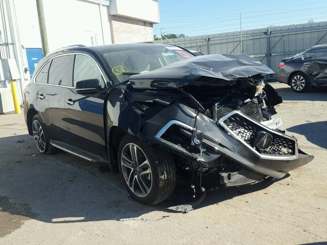 5FRYD3H81HB008042 - 2017 ACURA MDX ADVANC BLACK photo 1