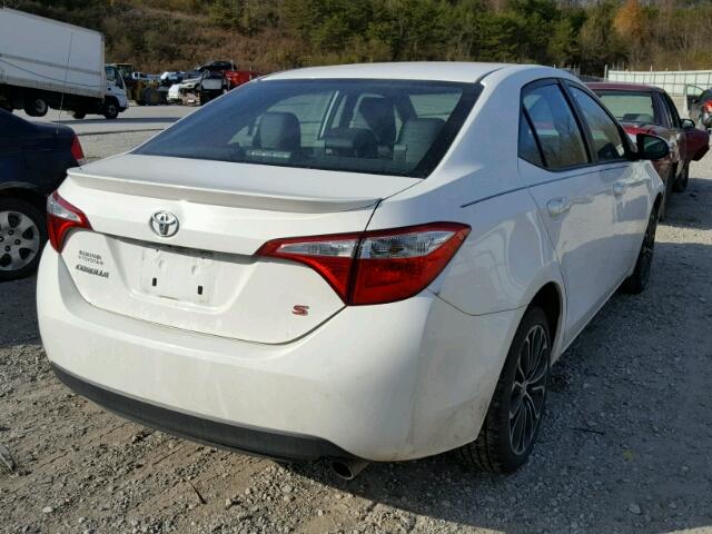 2T1BURHEXGC494630 - 2016 TOYOTA COROLLA L WHITE photo 4