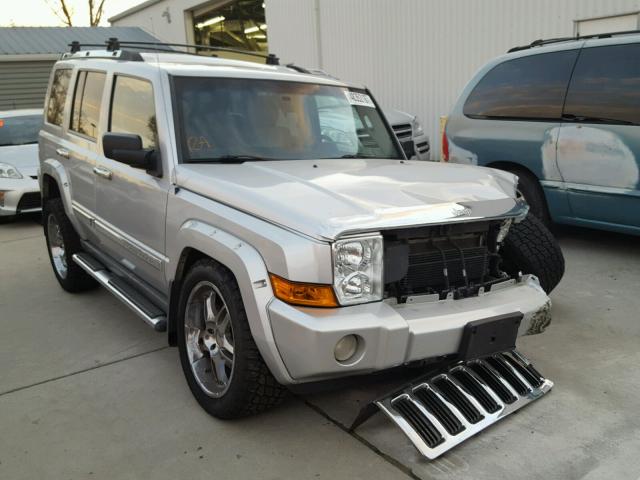 1J8HG58277C553182 - 2007 JEEP COMMANDER SILVER photo 1