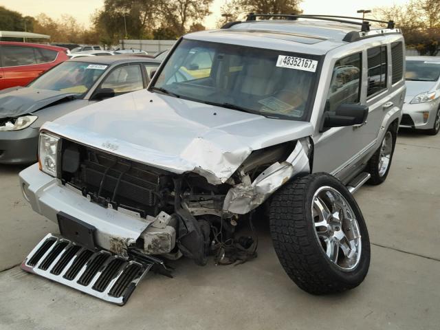 1J8HG58277C553182 - 2007 JEEP COMMANDER SILVER photo 2