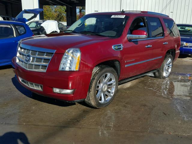 1GYFC43599R171963 - 2009 CADILLAC ESCALADE H BURGUNDY photo 2