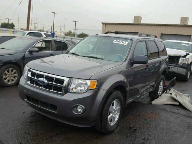 1FMCU0D77CKC08907 - 2012 FORD ESCAPE XLT GRAY photo 2