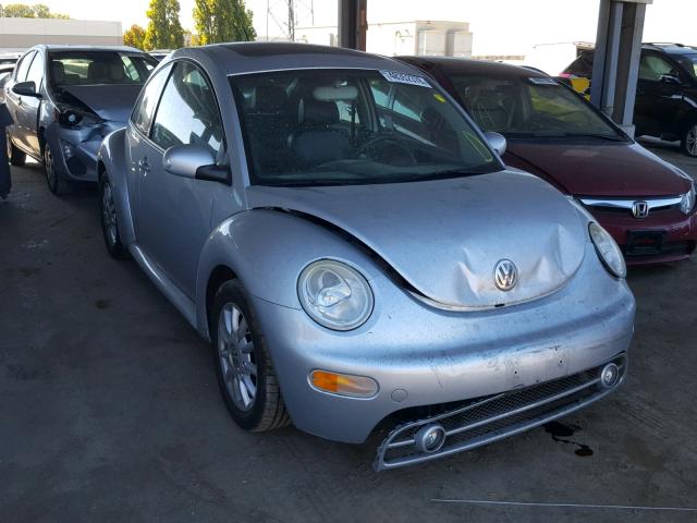 3VWCK31C95M409908 - 2005 VOLKSWAGEN NEW BEETLE SILVER photo 1