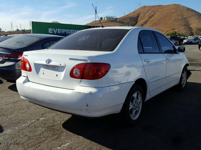 JTDBR32E730046888 - 2003 TOYOTA COROLLA CE WHITE photo 4