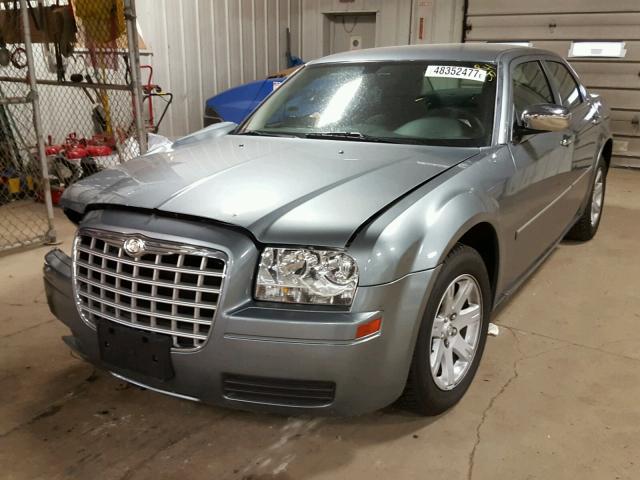 2C3LA43R07H885998 - 2007 CHRYSLER 300 BLUE photo 2