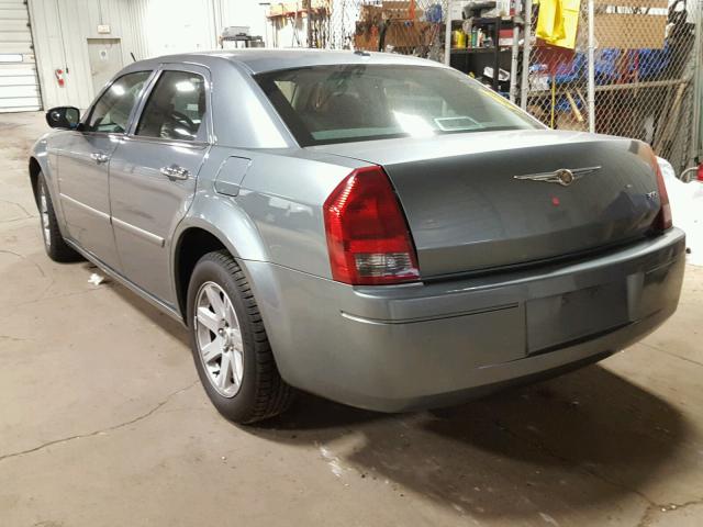 2C3LA43R07H885998 - 2007 CHRYSLER 300 BLUE photo 3