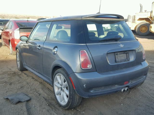 WMWRE33475TD97527 - 2005 MINI COOPER S GRAY photo 3