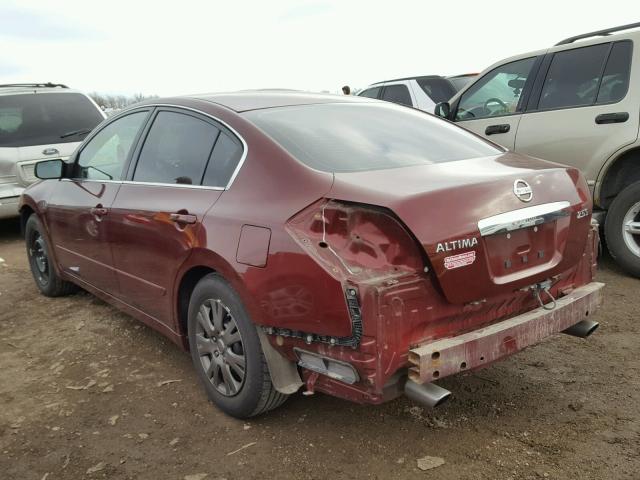 1N4AL2AP3AN498286 - 2010 NISSAN ALTIMA BAS BURGUNDY photo 3