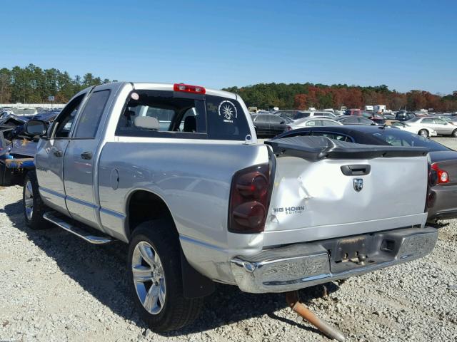 1D7HA18NX7J584231 - 2007 DODGE RAM 1500 S SILVER photo 3