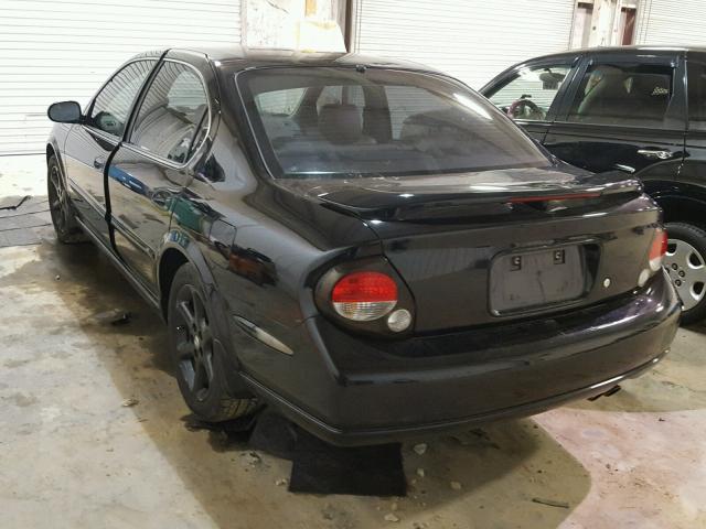 JN1DA31A23T408626 - 2003 NISSAN MAXIMA GLE BLACK photo 3