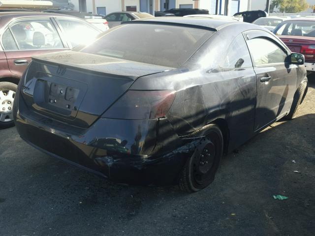 2HGFG126X6H552379 - 2006 HONDA CIVIC LX BLACK photo 4