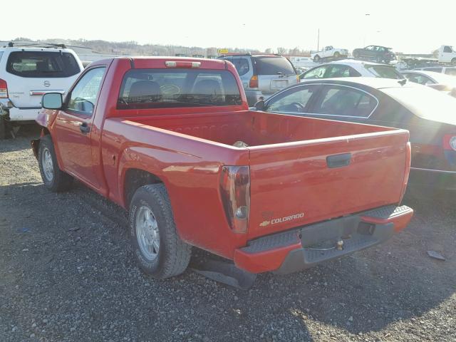 1GCCS148868155791 - 2006 CHEVROLET COLORADO RED photo 3