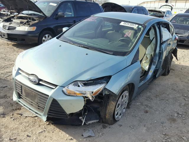 1FAHP3K27CL361376 - 2012 FORD FOCUS SE GREEN photo 2