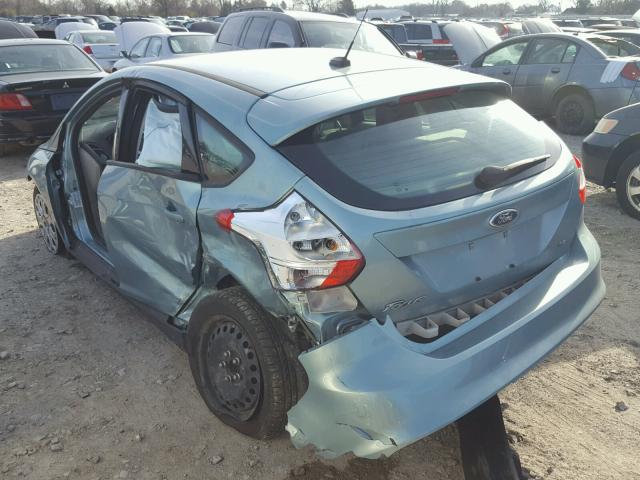 1FAHP3K27CL361376 - 2012 FORD FOCUS SE GREEN photo 3