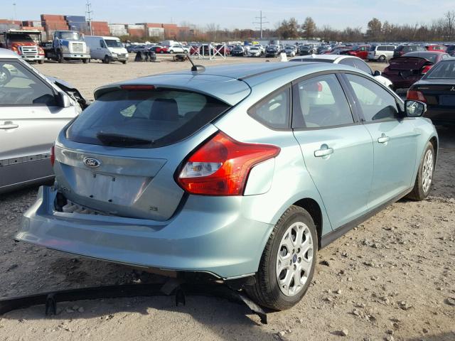 1FAHP3K27CL361376 - 2012 FORD FOCUS SE GREEN photo 4