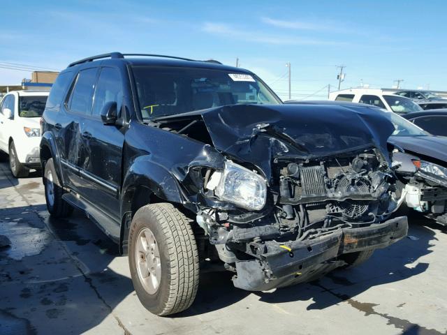 5TDZT34A27S297590 - 2007 TOYOTA SEQUOIA SR BLACK photo 1