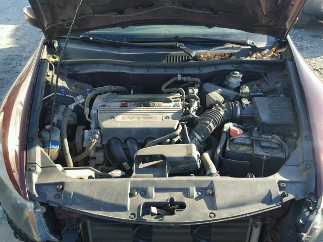 1HGCP26368A156590 - 2008 HONDA ACCORD LX MAROON photo 7