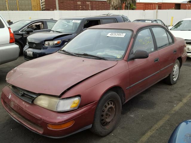 1NXAE09B9RZ200726 - 1994 TOYOTA COROLLA LE RED photo 2