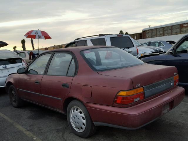 1NXAE09B9RZ200726 - 1994 TOYOTA COROLLA LE RED photo 3