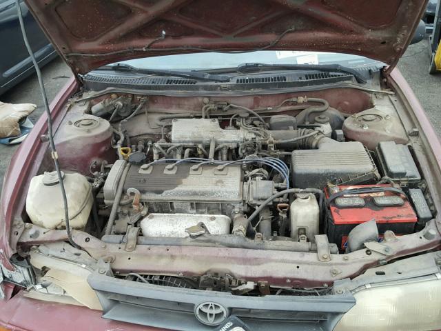 1NXAE09B9RZ200726 - 1994 TOYOTA COROLLA LE 红色 照片 7