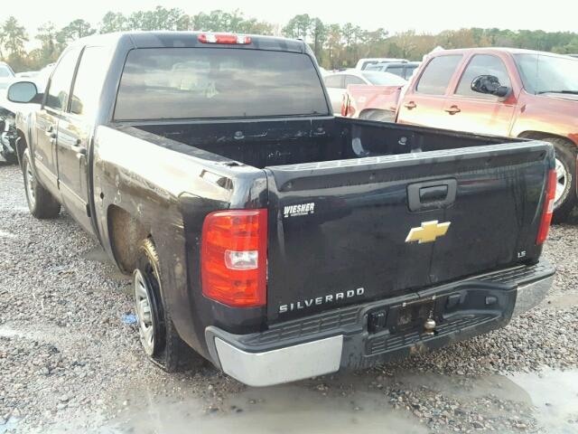 3GCPCREA3DG153002 - 2013 CHEVROLET SILVERADO BLACK photo 3