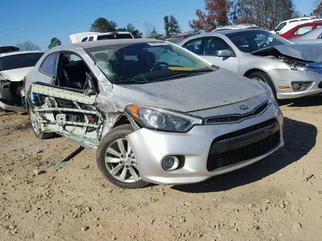 KNAFX6A84E5249907 - 2014 KIA FORTE EX SILVER photo 1