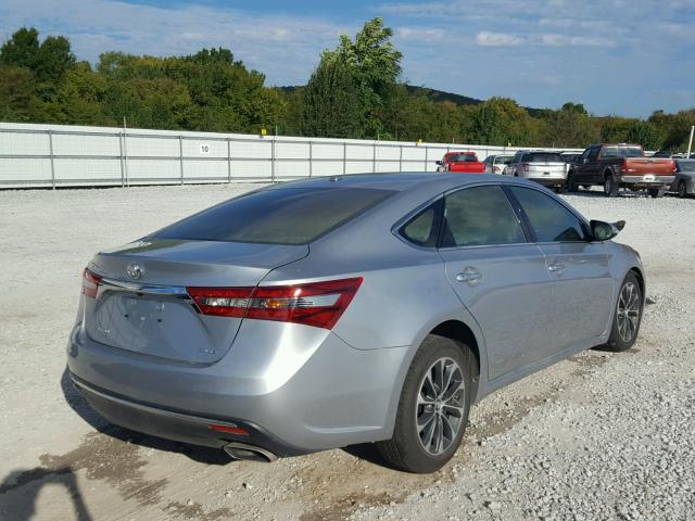 4T1BK1EBXHU249599 - 2017 TOYOTA AVALON XLE SILVER photo 4