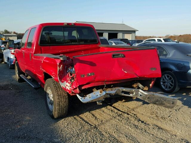 1FTSW21PX5EB84923 - 2005 FORD F250 SUPER RED photo 3