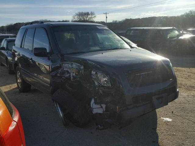 5FNYF28497B031358 - 2007 HONDA PILOT EX BLACK photo 1