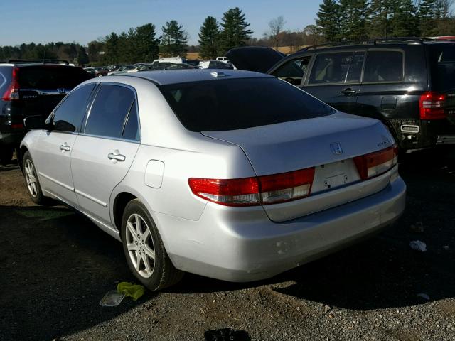 1HGCM66504A012125 - 2004 HONDA ACCORD EX SILVER photo 3