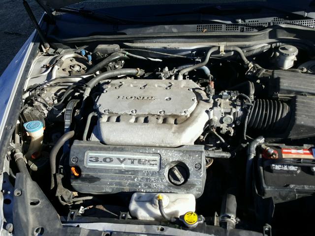 1HGCM66504A012125 - 2004 HONDA ACCORD EX SILVER photo 7