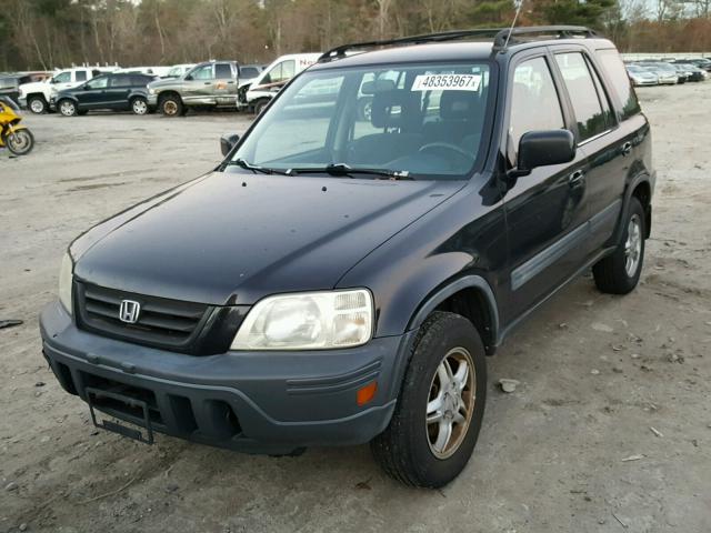 JHLRD1868YS005461 - 2000 HONDA CR-V EX შავი ფოტო 2