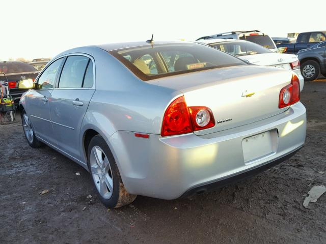 1G1ZB5E12BF131102 - 2011 CHEVROLET MALIBU LS SILVER photo 3