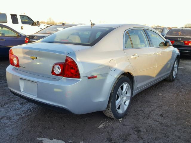 1G1ZB5E12BF131102 - 2011 CHEVROLET MALIBU LS ვერცხლისფერი ფოტო 4