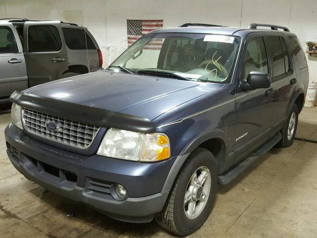 1FMZU63K53UA46198 - 2003 FORD EXPLORER X BLUE photo 2