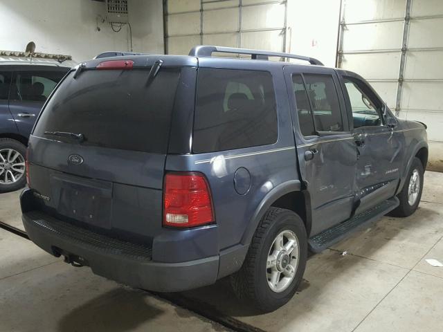 1FMZU63K53UA46198 - 2003 FORD EXPLORER X BLUE photo 4