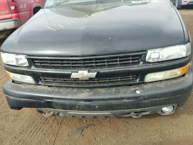 1GNEK13Z12R216641 - 2002 CHEVROLET TAHOE K150 BLACK photo 7