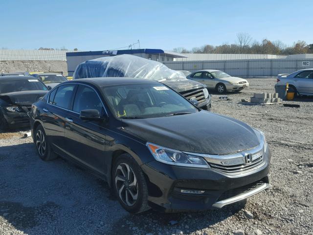 1HGCR2F71GA000386 - 2016 HONDA ACCORD EX BLACK photo 1