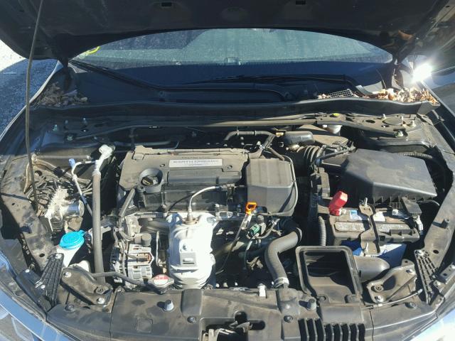 1HGCR2F71GA000386 - 2016 HONDA ACCORD EX BLACK photo 7