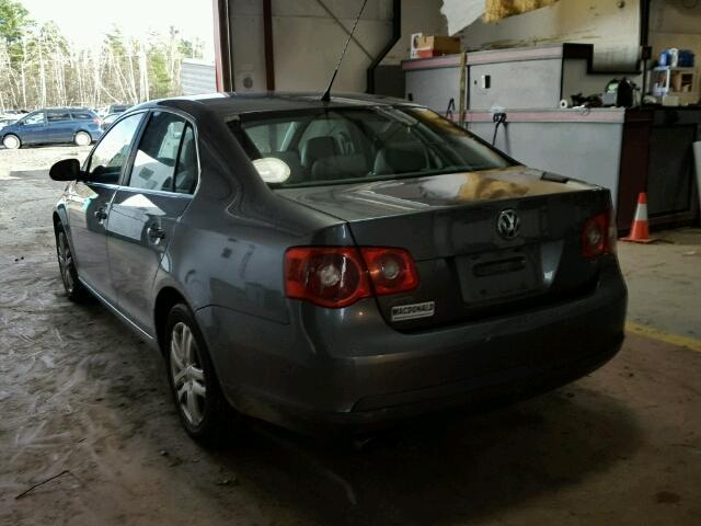 3VWEF71K57M147609 - 2007 VOLKSWAGEN JETTA WOLF SILVER photo 3