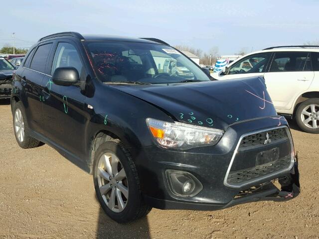 4A4AP4AU3EE021548 - 2014 MITSUBISHI OUTLANDER BLACK photo 1