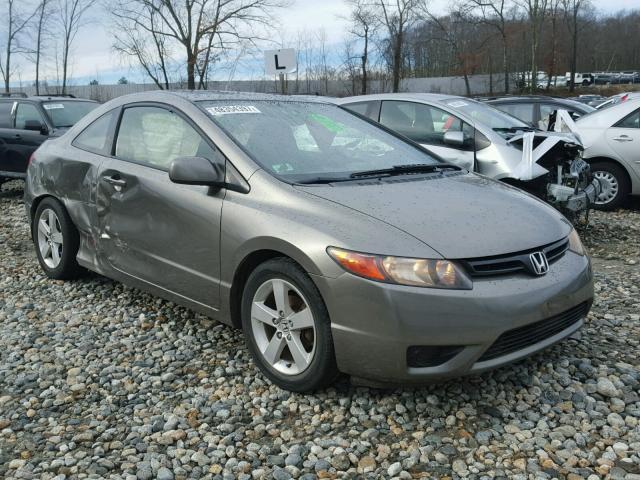 2HGFG12816H523127 - 2006 HONDA CIVIC EX GRAY photo 1