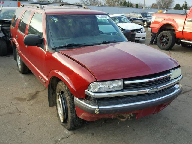 1GNDT13W5X2128495 - 1999 CHEVROLET BLAZER RED photo 1