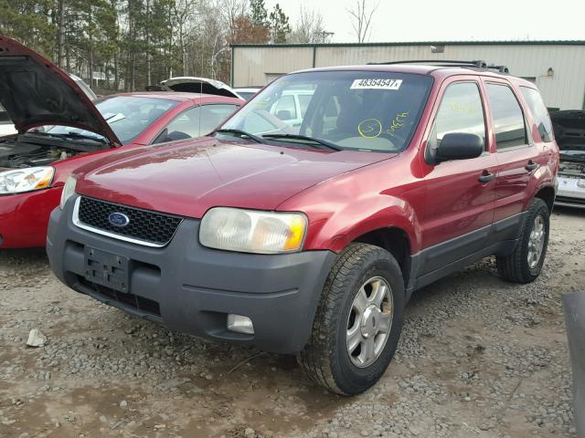 1FMYU93143KA01821 - 2003 FORD ESCAPE XLT RED photo 2