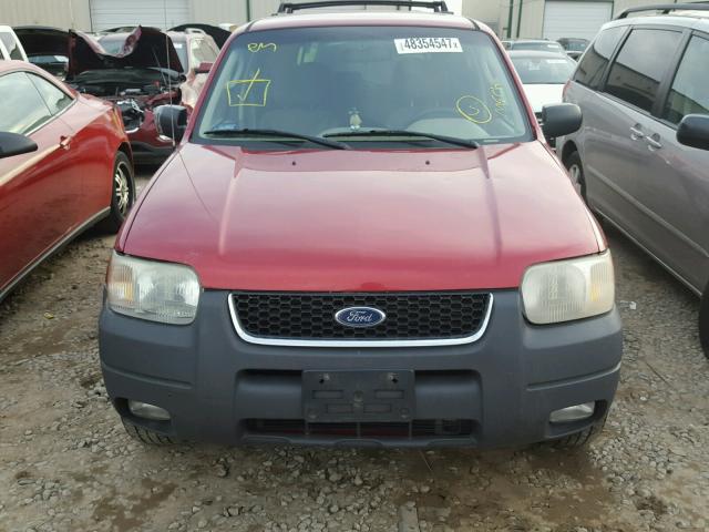 1FMYU93143KA01821 - 2003 FORD ESCAPE XLT RED photo 9