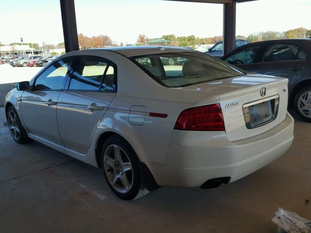 19UUA662X5A019975 - 2005 ACURA TL WHITE photo 3