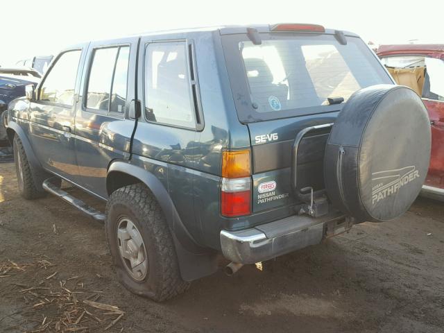 JN8HD17Y3PW128480 - 1993 NISSAN PATHFINDER BLUE photo 3