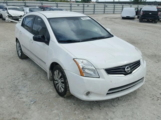 3N1AB6AP8CL720279 - 2012 NISSAN SENTRA 2.0 WHITE photo 1