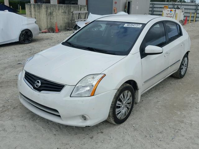 3N1AB6AP8CL720279 - 2012 NISSAN SENTRA 2.0 WHITE photo 2