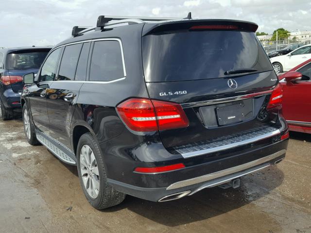 4JGDF6EE6HA822004 - 2017 MERCEDES-BENZ GLS 450 4M BLACK photo 3